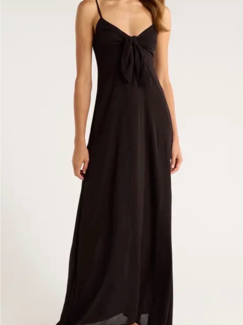 Elan Cutout Tie Front Maxi Cover-Up Sundress